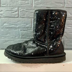 black sequin uggs